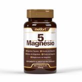 5 Magnésio 500mg com 60 Cápsulas - Melfort