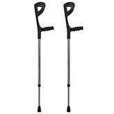 Muleta Canadense Fixa Preta – Mercur