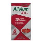 Alivium Ibuprofeno 400mg 8 Cápsulas Moles – Mantercorp
